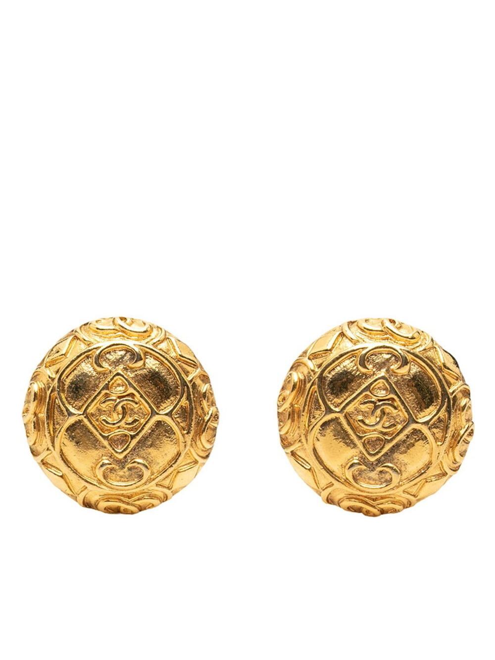 Chanel Cc Logo Clip-On Earrings Metal #246962C70B